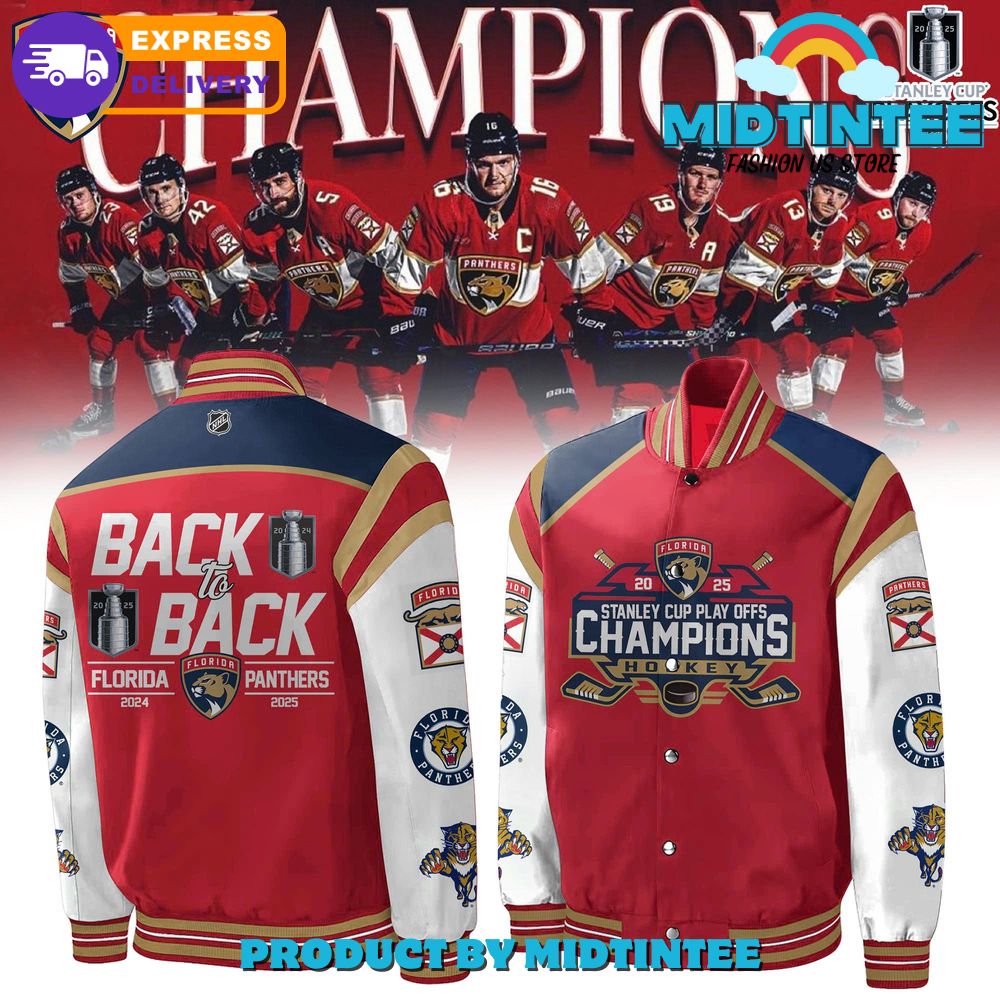 Florida Panthers Stanley Cup Champs Jacket - Limited Edition Back-To-Back Winners Gear