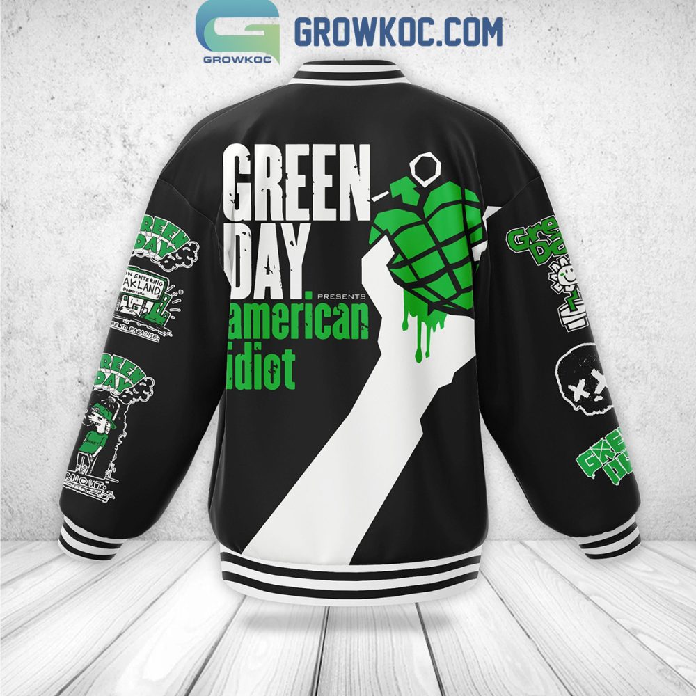 Green Day American Idiot Varsity Jacket – Limited Edition Fan Apparel