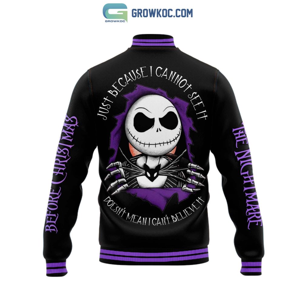 Nightmare Before Christmas Varsity Jacket – Iconic Jack Skellington Design
