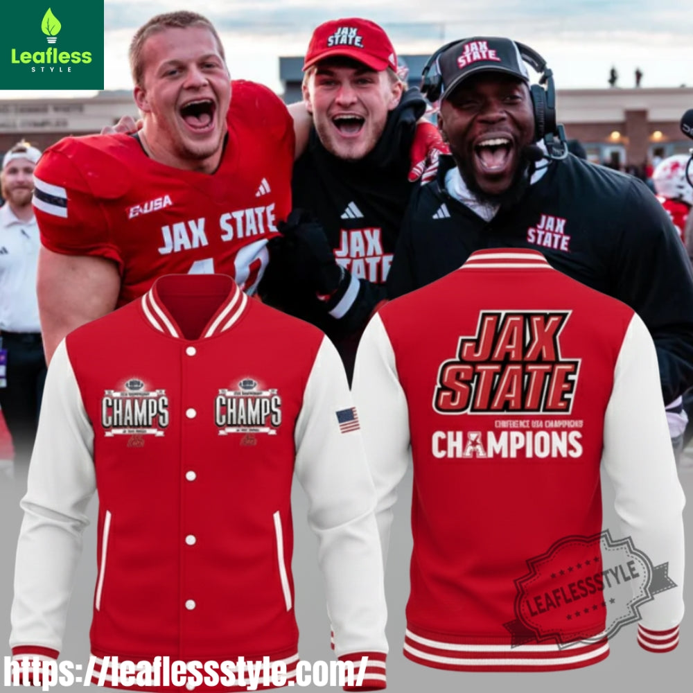 Jax State We Are Champions 2025 Baseball Jacket