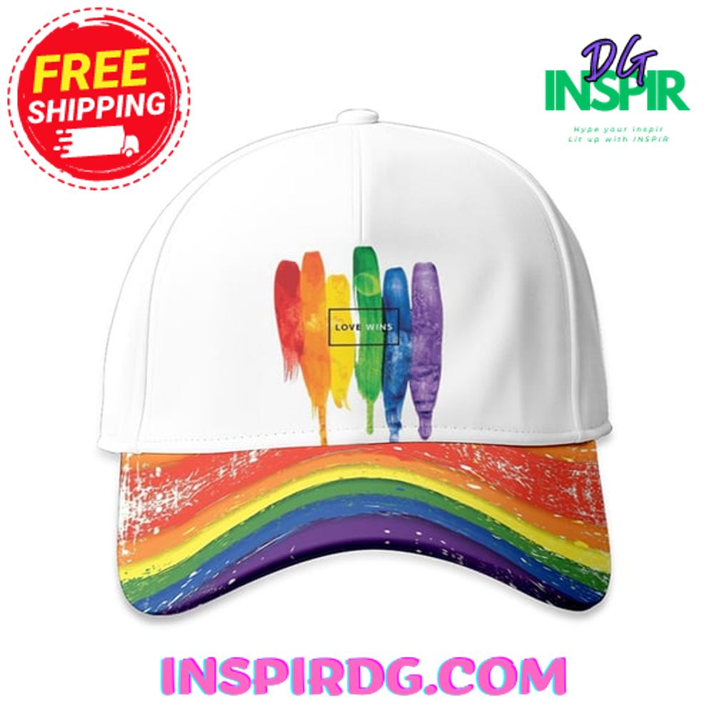 Lgbt Love Wins Rainbow Gay Baseball Cap