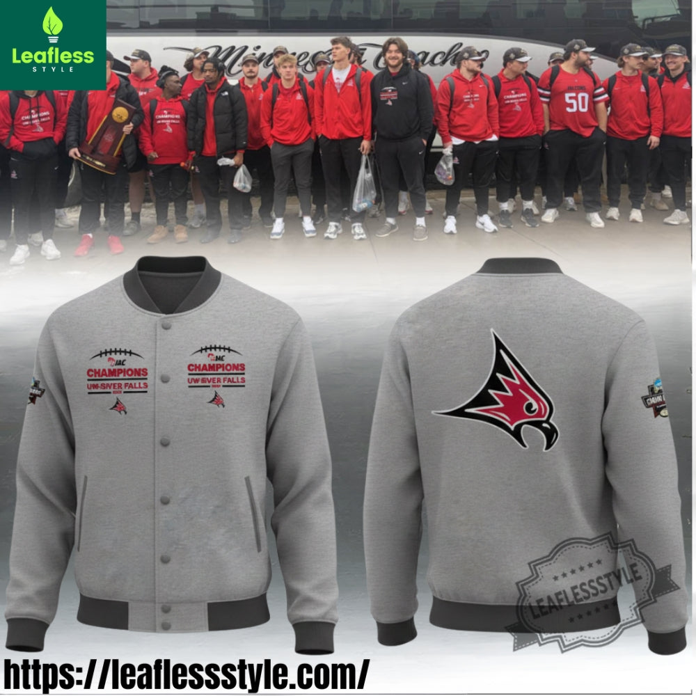 Limited Edition Uwrffalcons Champions Baseball Jacket