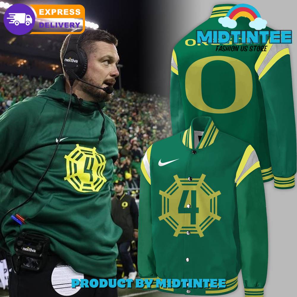 Green Varsity Jacket With Number 4 Design - Express Delivery Available!