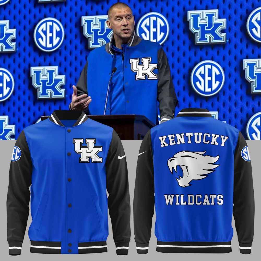 Limited Edition Coach Mark Pope Kentucky Men'S Basketball Jacket