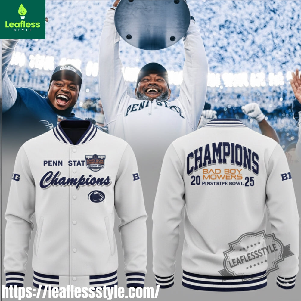 Penn State Football Champions Baseball Jacket