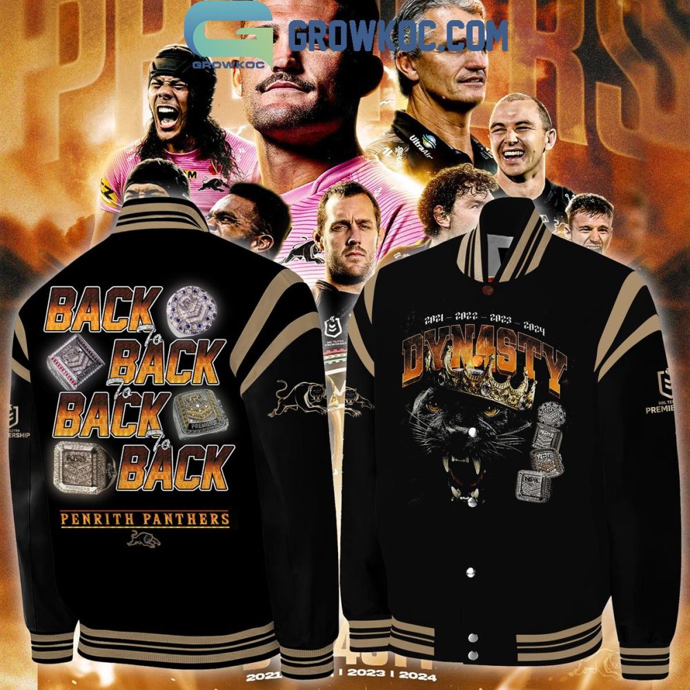 Penrith Panthers Back To Back Dynasty Jacket - Celebrate Champions In Style!