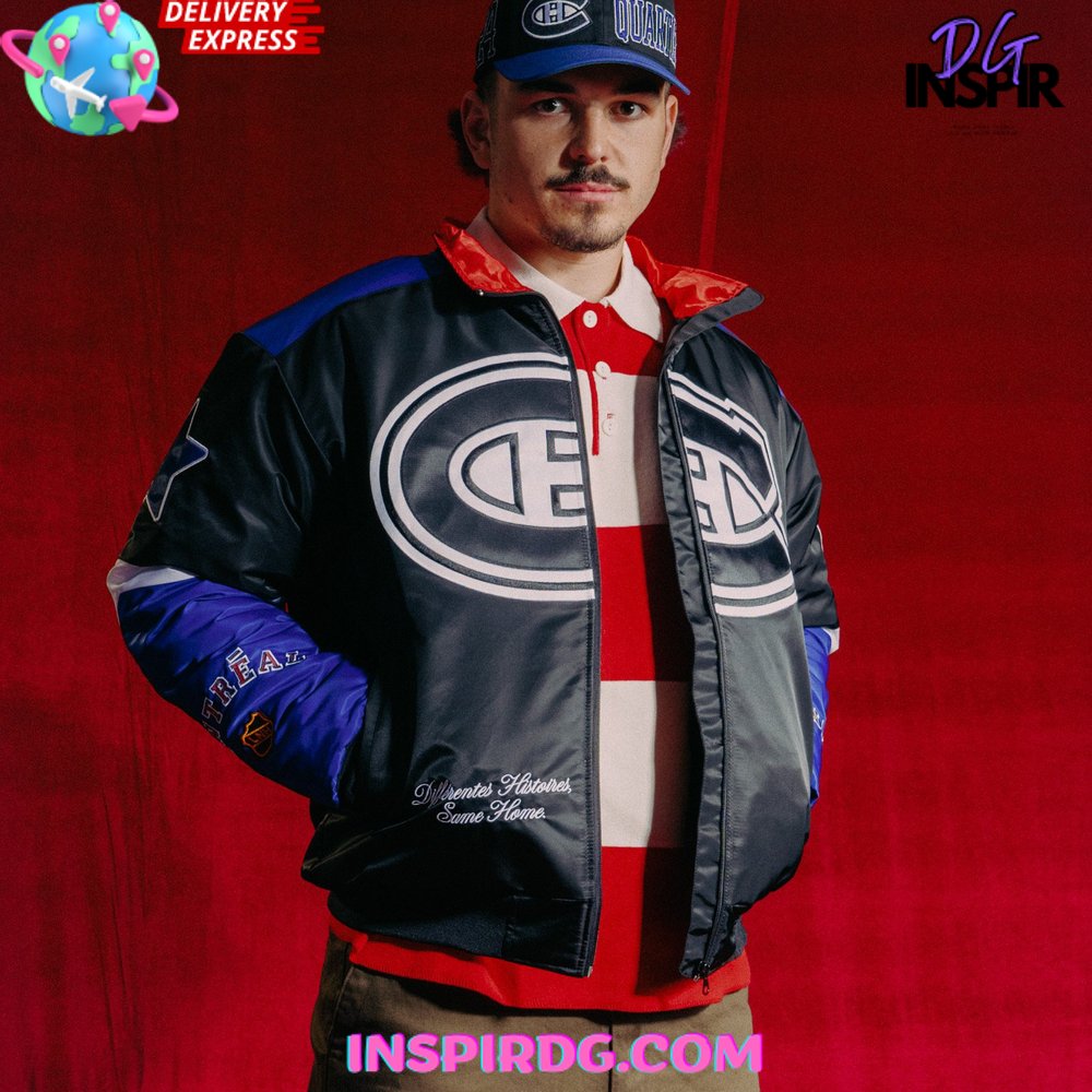 Quartier Is Home X Montreal Canadiens X Mitchell &amp; Ness Sports Jacket