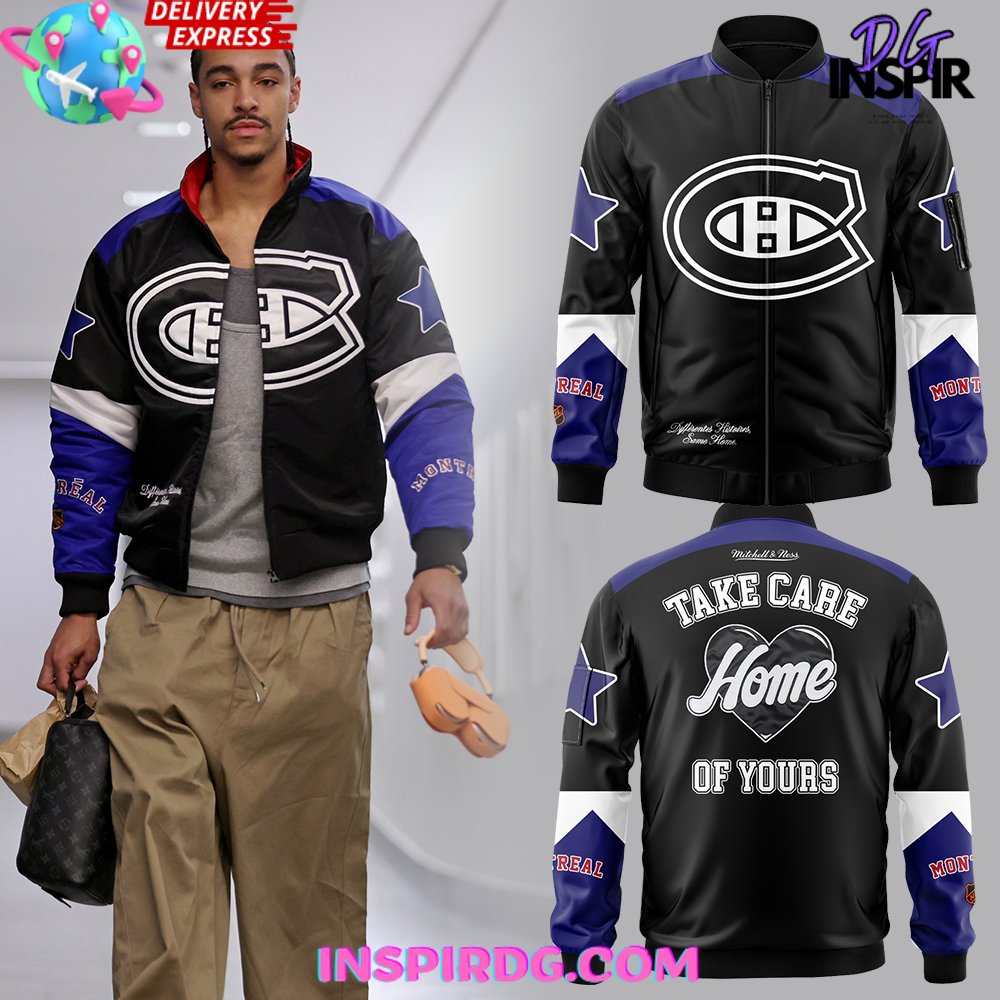 Quartier Is Home X Montreal Canadiens X Mitchell &amp; Ness Sports Jacket