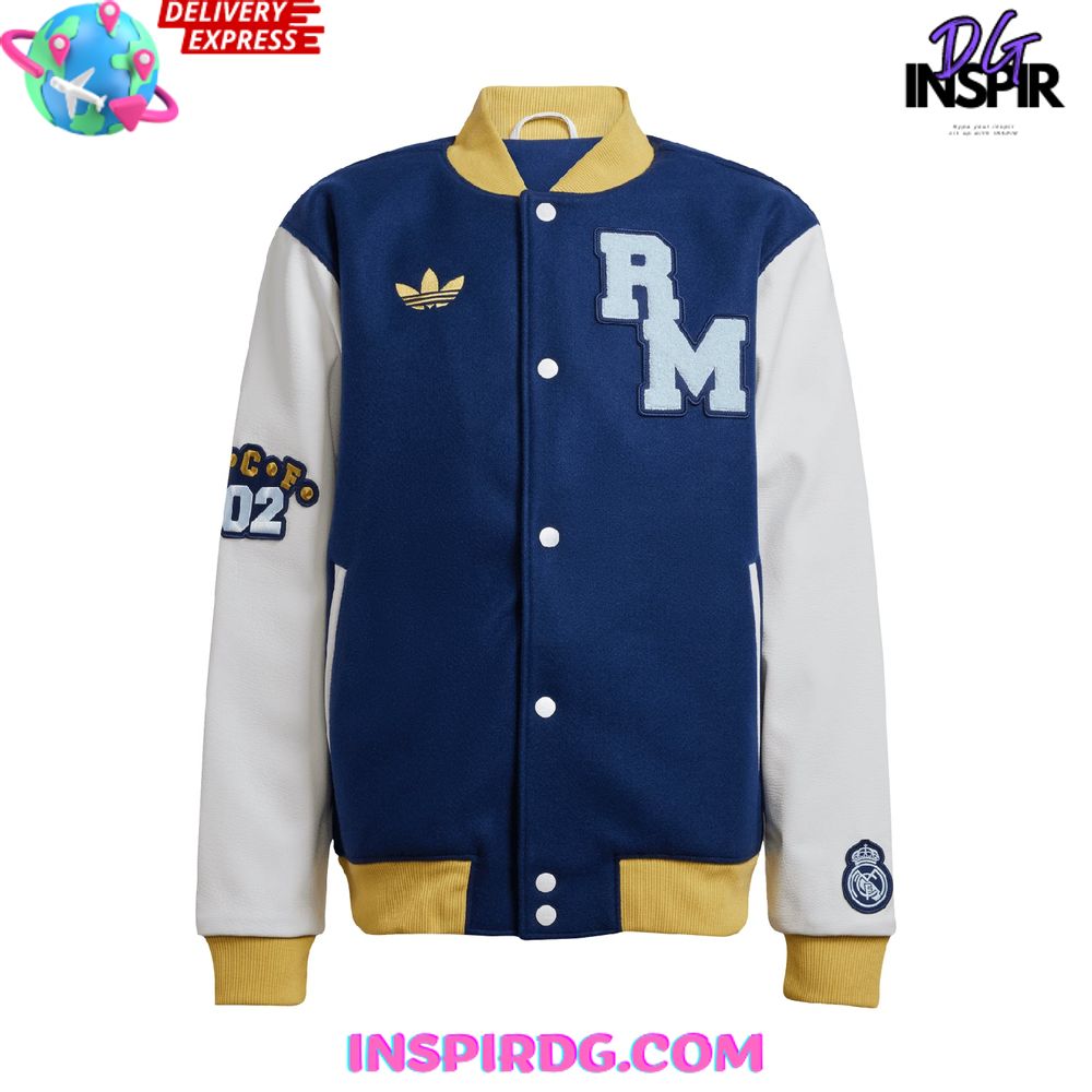 Real Madrid Hala Madrid 2025 Adidas Varsity Jacket