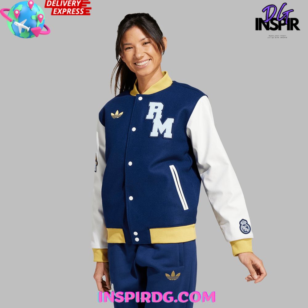 Real Madrid Hala Madrid 2025 Adidas Varsity Jacket
