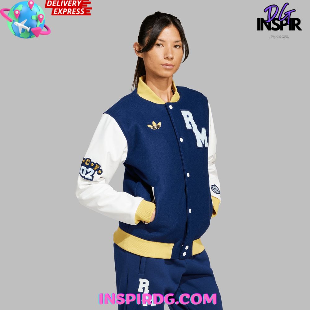 Real Madrid Hala Madrid 2025 Adidas Varsity Jacket