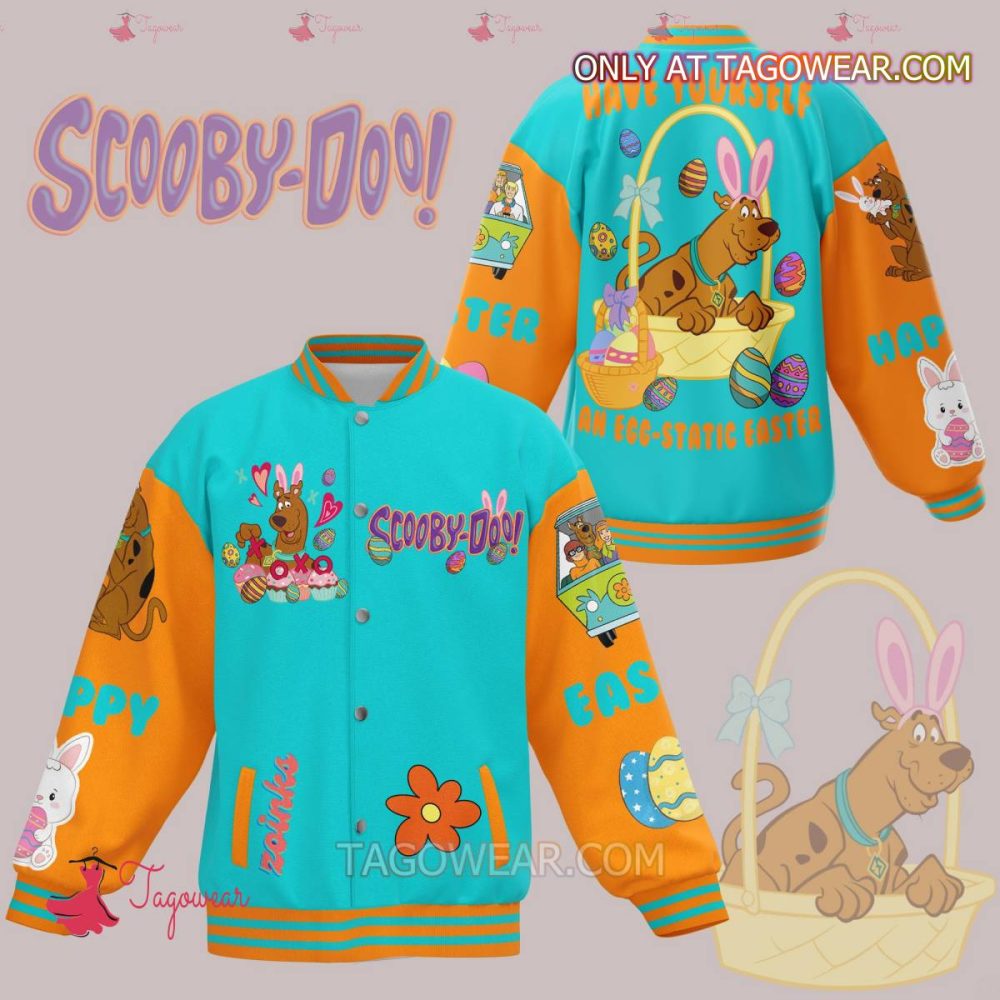 Scooby-Doo Have Yourself An Egg-Static Easter Baseball Jacket