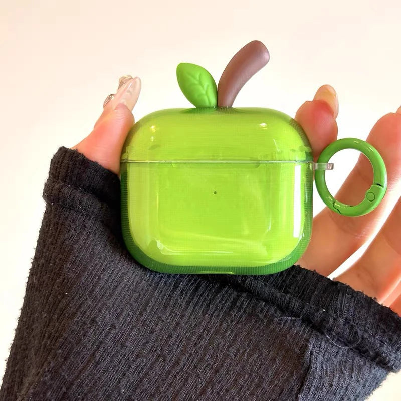Cute Red Fruit AirPods Case for 4/3/2/Pro 2 - Silicone Headphone Charging Cover Apple AirPod Pro 2 Gen