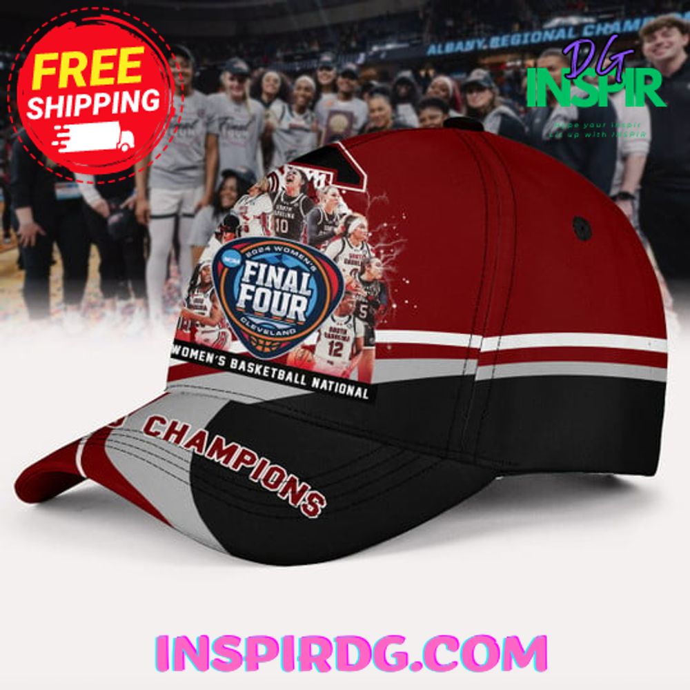 South Carolina Gamecocks 2024 Final Four Ncaa Women'S Basketball National Champions Caps