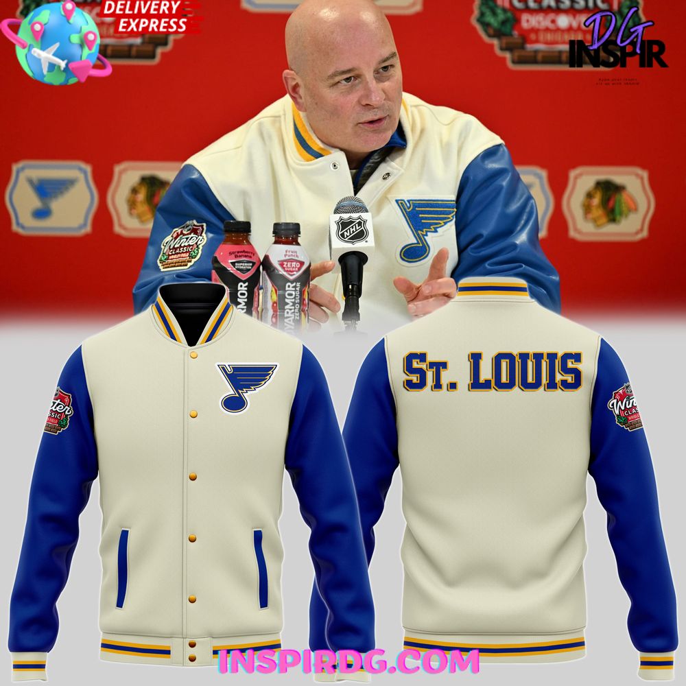 St. Louis Blues Winter Classic 2025 Nhl Jacket