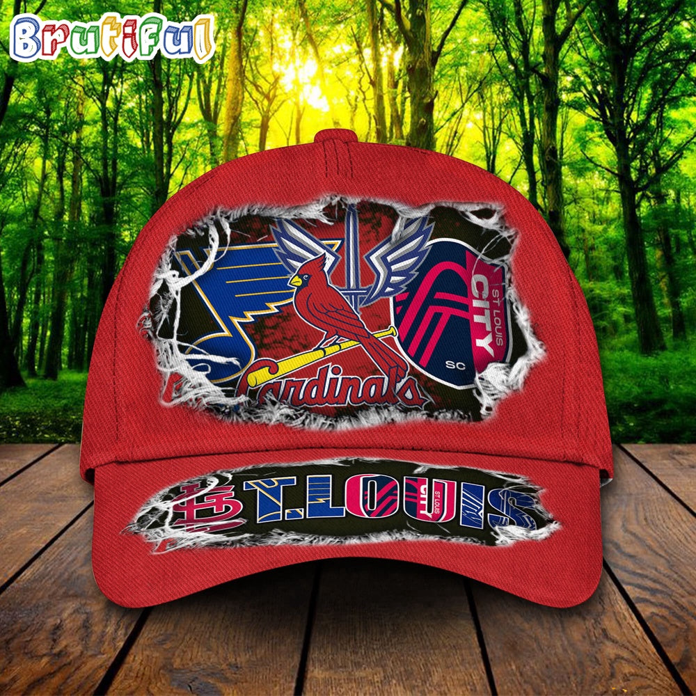St.Louis Sports All Over Print Baseball Cap