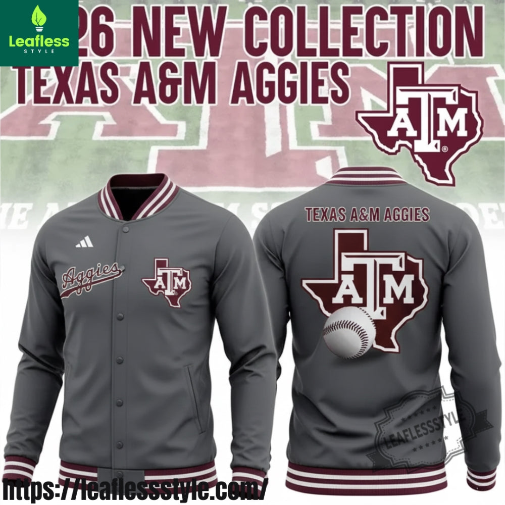 Texas A And M Aggies Baseball New Baseball Jacket