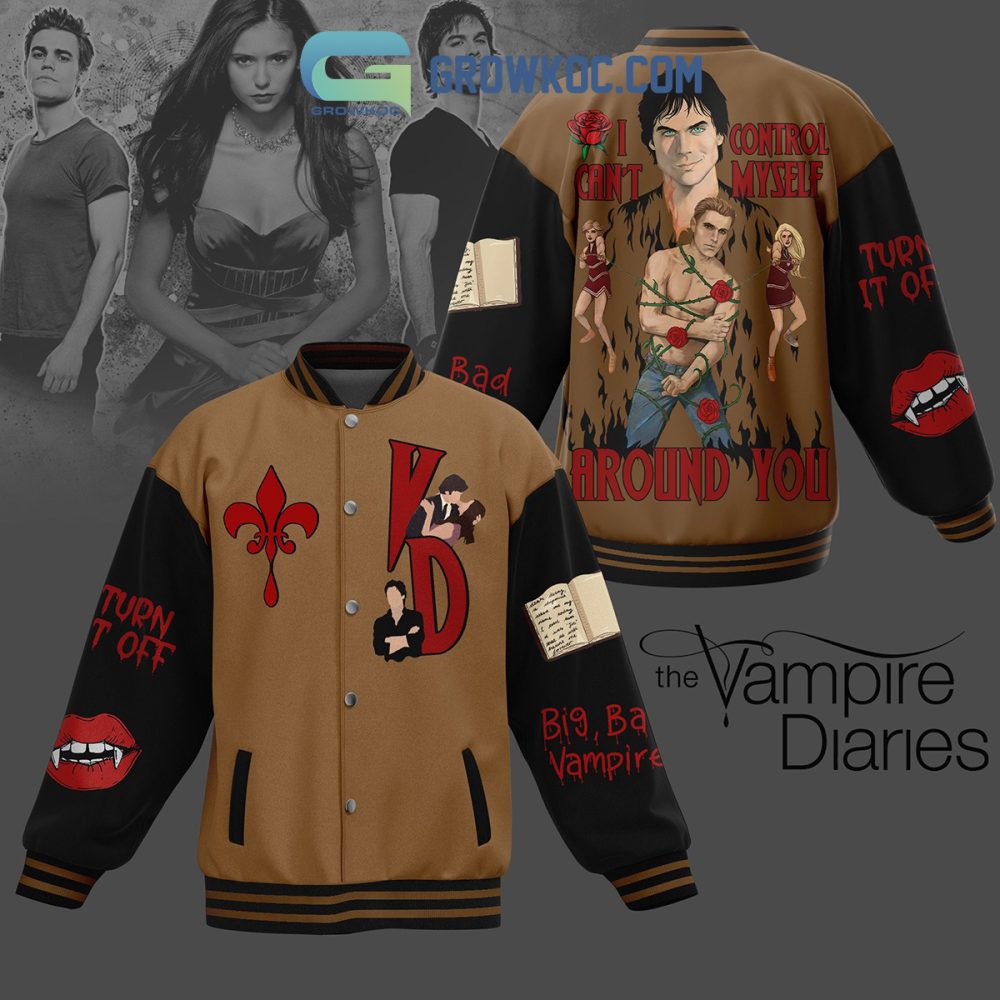 Vampire Diaries Themed Varsity Jacket – Bold Design, Perfect For Fans!