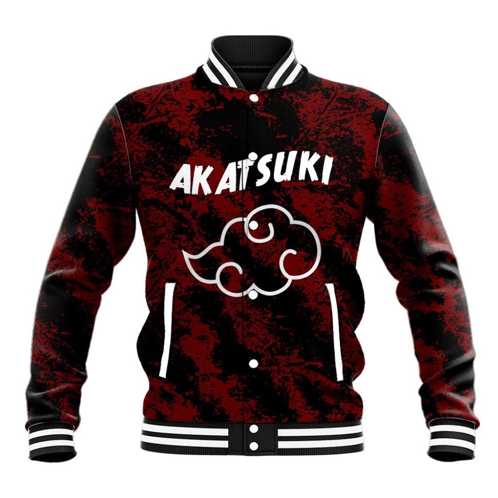 Akatsuki Pain - Anime Tie - Dye Style Baseball Jacket Ts04