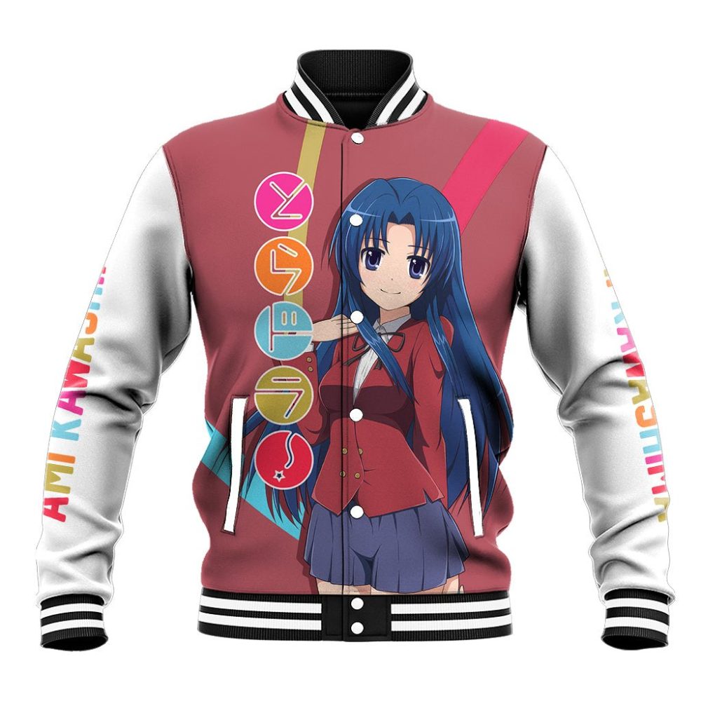 Ami Kawashima Baseball Jacket Toradora Ts04