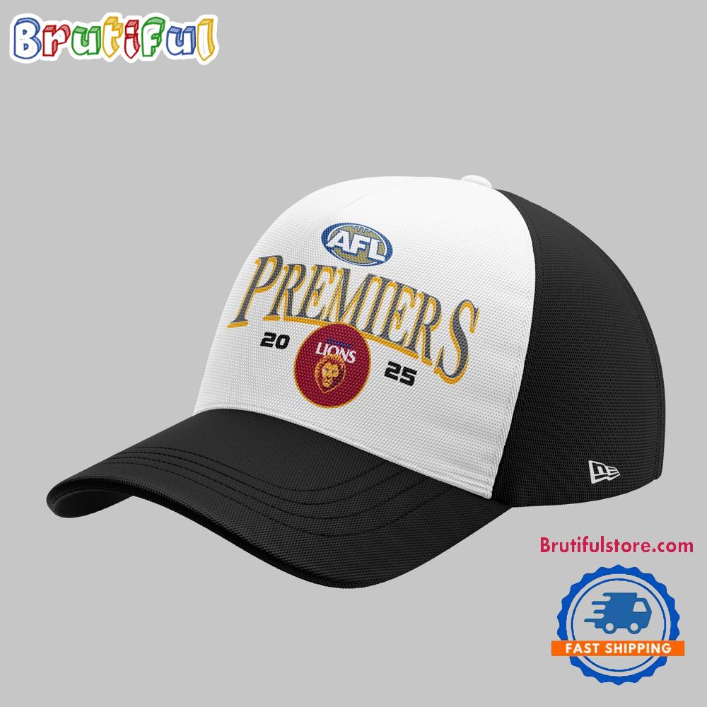 Brisbane Lions Afl 2025 Back-To-Back Premiers Limited Edition Cap