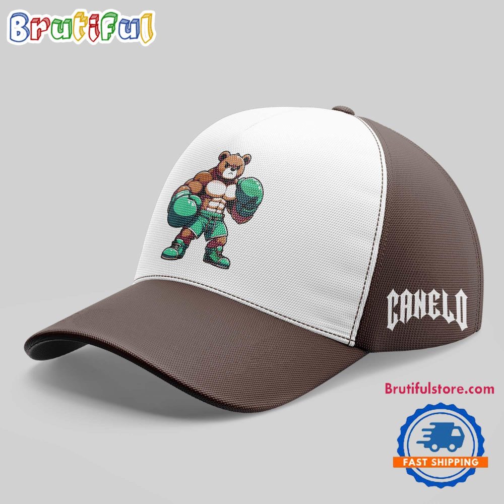 Canelo Alvarez Cap, Canelo Bear All Over Print Cap