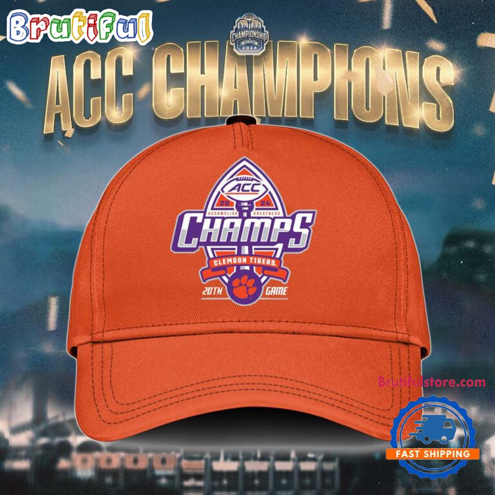 Clemson Football 2024 Acc Conference Champions Cap