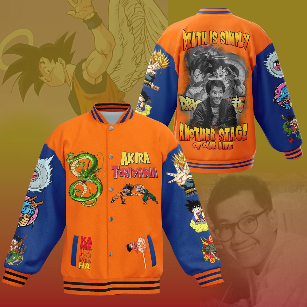 Akira Toriyama Dragon Ball New Bomber Baseball Jacket For Fan
