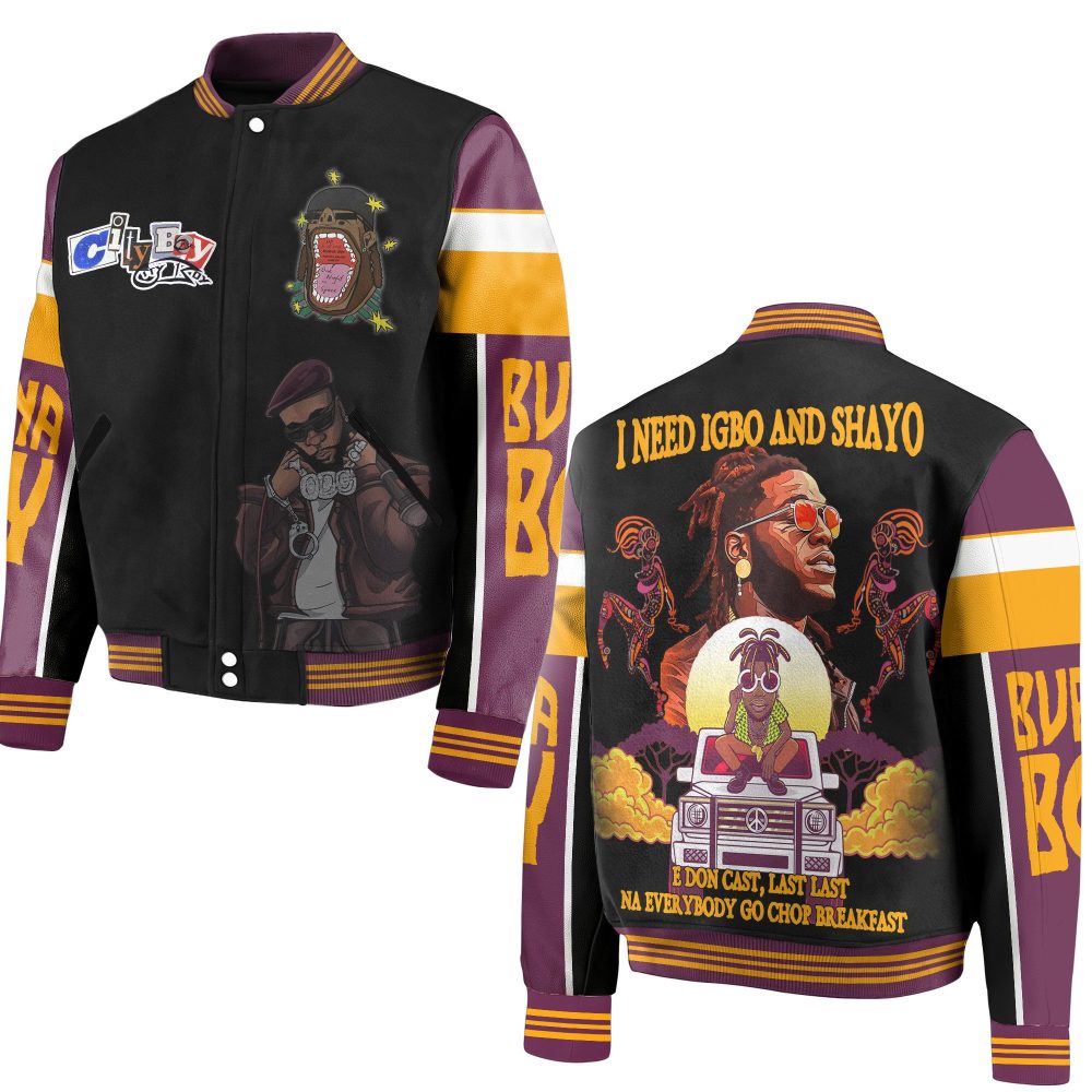 Stylish Graphic Varsity Jacket - Unique Design, Vibrant Colors, Perfect For Trendsetters