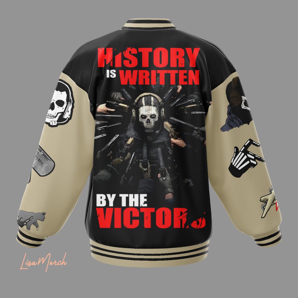 Call Of Duty Warzone Varsity Jacket - Iconic Ghosts Design, Premium Quality