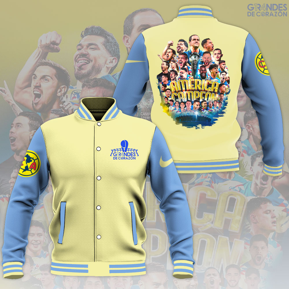 América Campeón Varsity Jacket - Celebrate Victory In Style , Limited Edition Sportswear