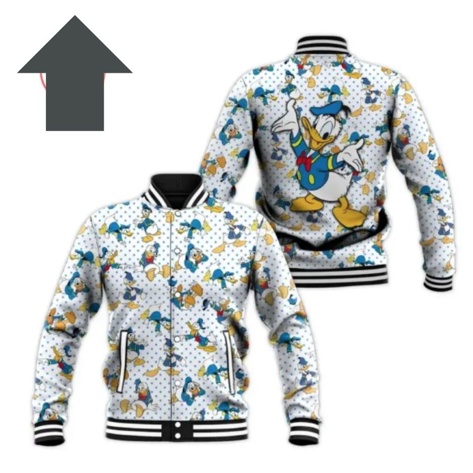 Colorful Cartoon Character Bomber Jacket – Trendy &amp; Comfy Design For Fans