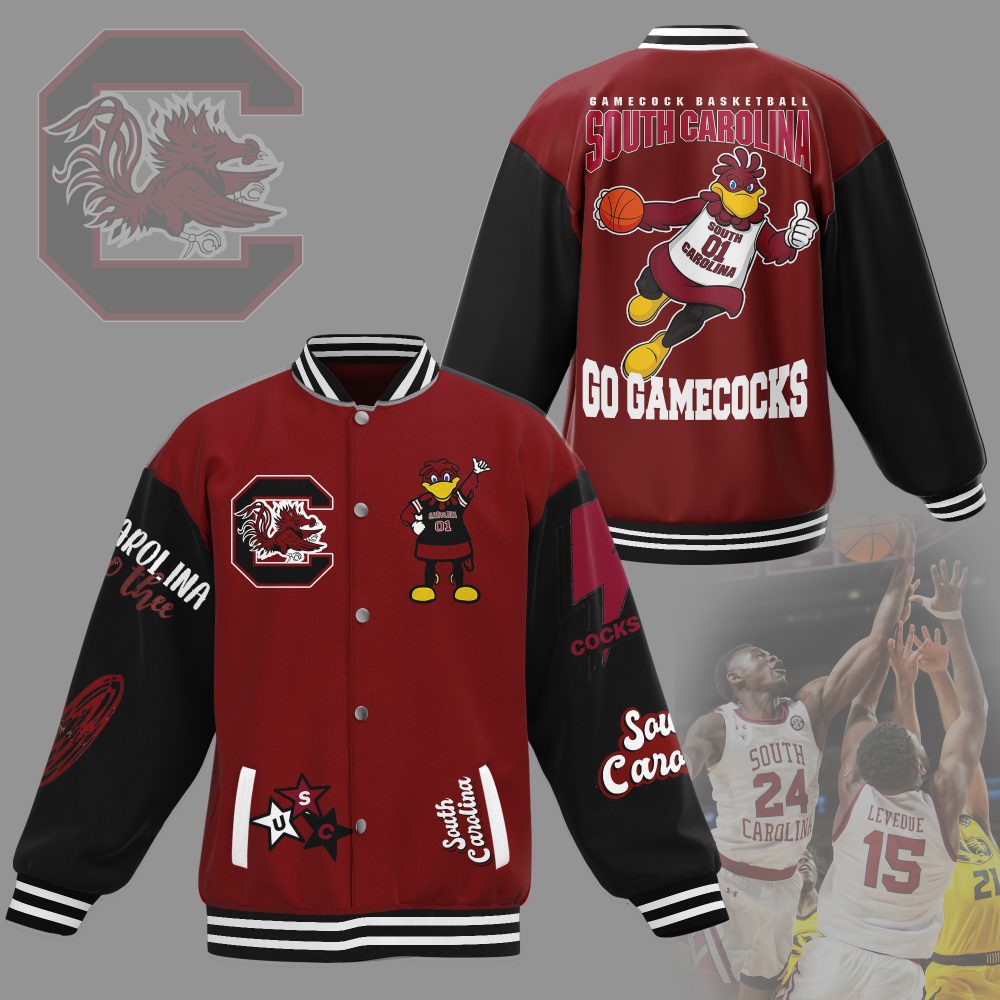 Gamecocks Ncaa New Bomber Baseball Jacket For Fan