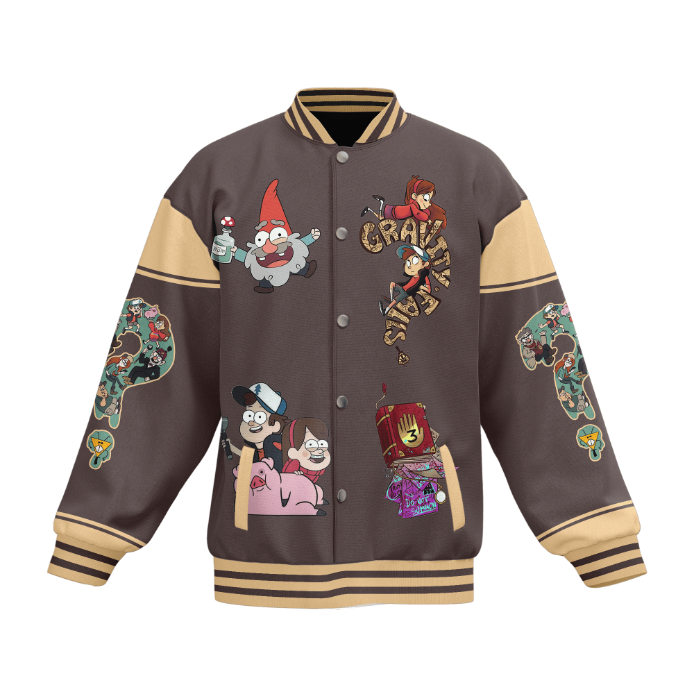 Stylish Cartoon-Themed Varsity Jacket – Bold Design &amp; Comfortable Fit For Fans