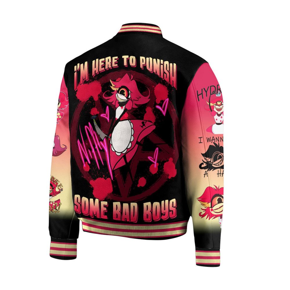 Edgy Graphic Bomber Jacket - Bold Anime-Inspired Design For Trendsetters