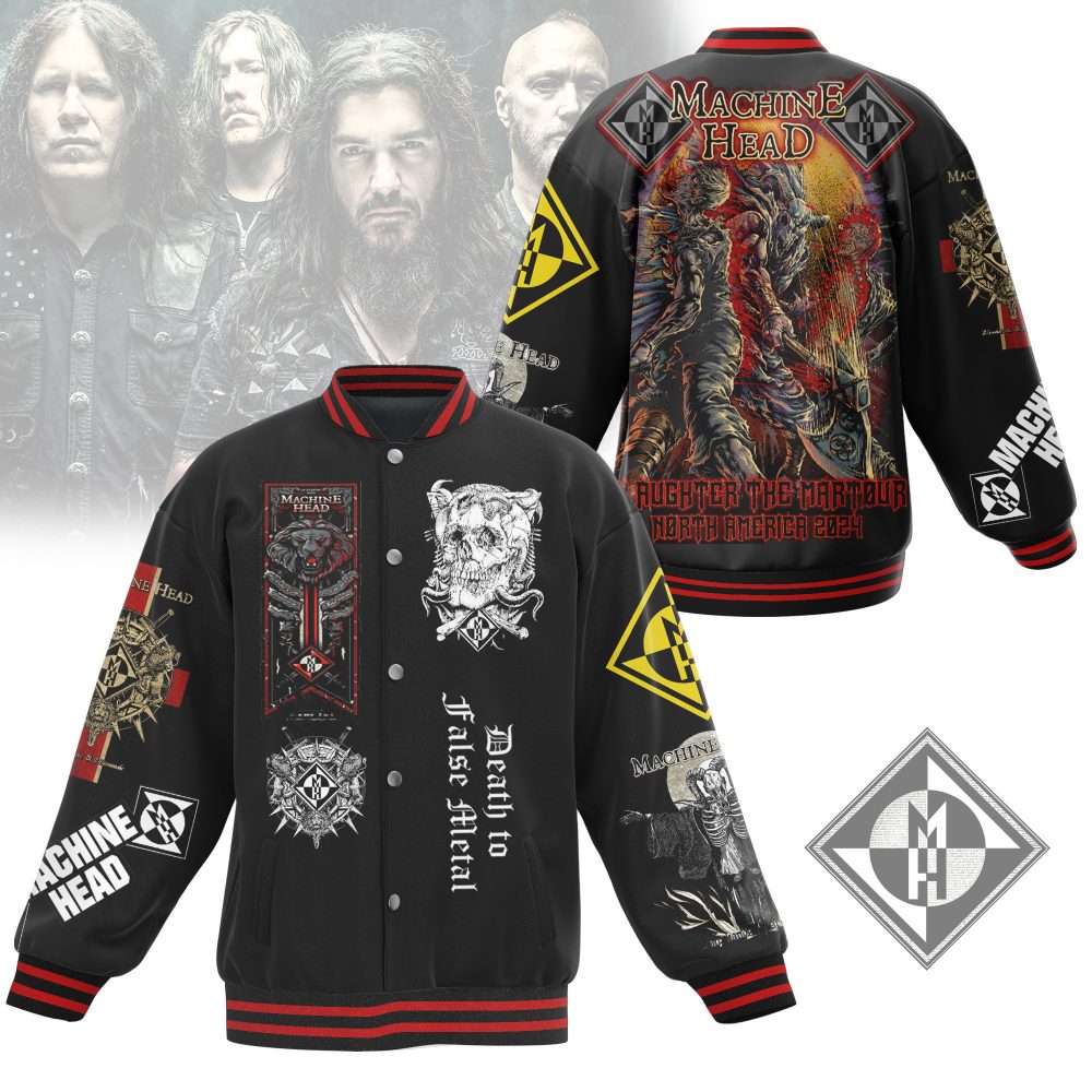 Machine Head New Bomber Baseball Jacket For Fan