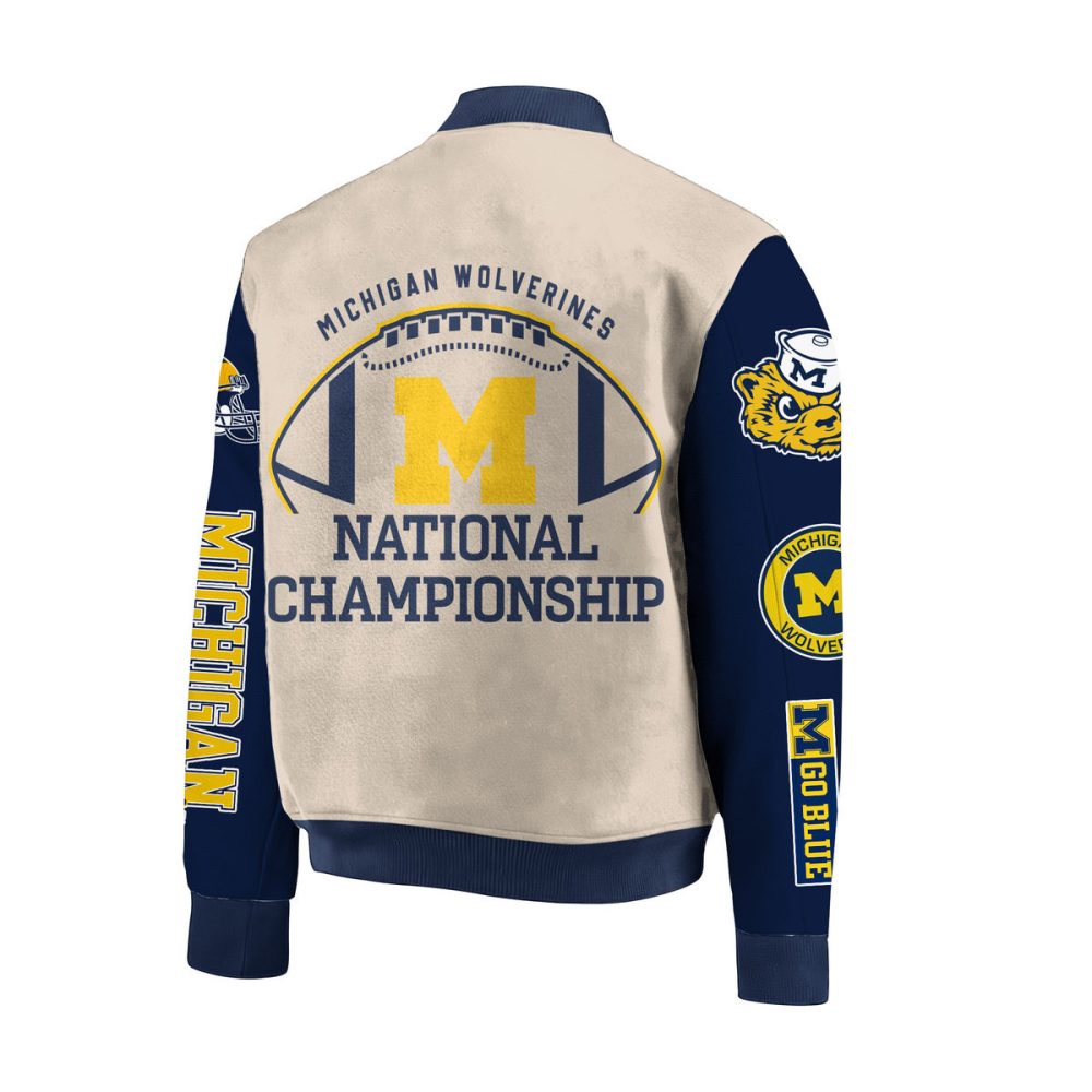 2024 Michigan Wolverines National Championship Varsity Jacket - Celebrate In Style!
