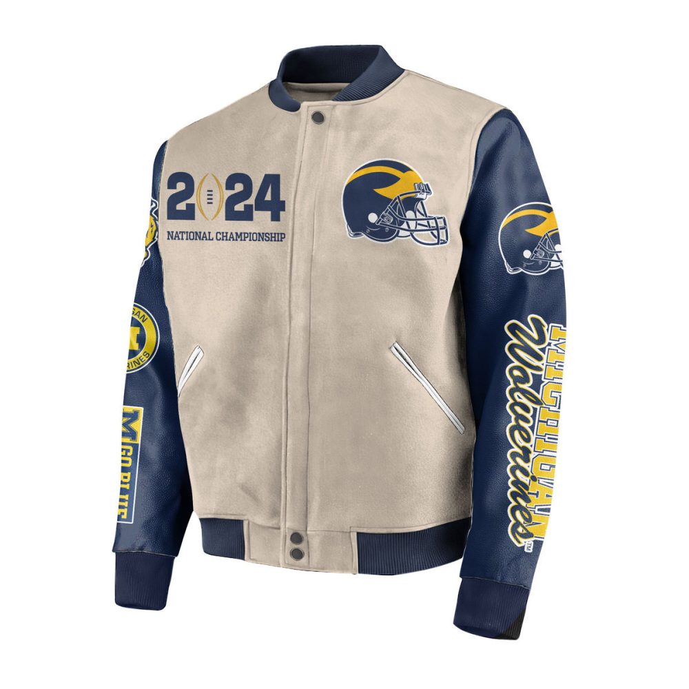 2024 Michigan Wolverines National Championship Varsity Jacket - Celebrate In Style!