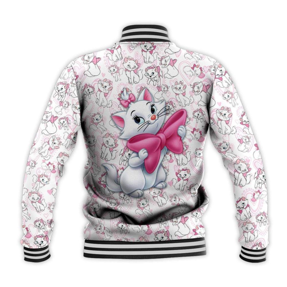 Adorable Cat Print Bomber Jacket - Cute &amp; Cozy Fashion For Cat Lovers