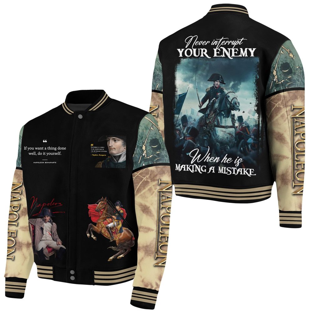 Napoleon Vintage Bomber Jacket – Unique Historical Design, Perfect Gift For History Buffs