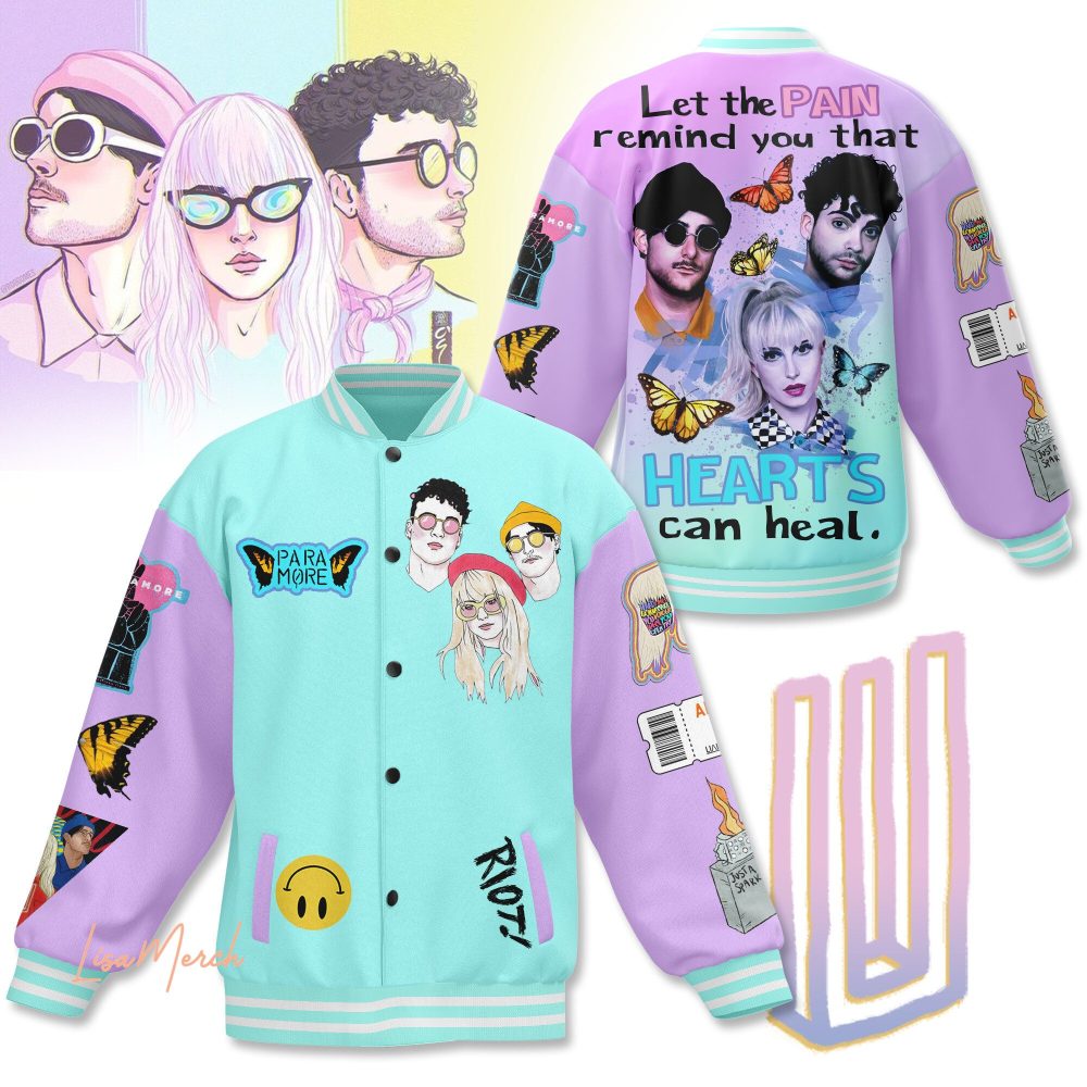 Colorful Retro Band Varsity Jacket – Unique Graphic Design &amp; Inspiring Quotes