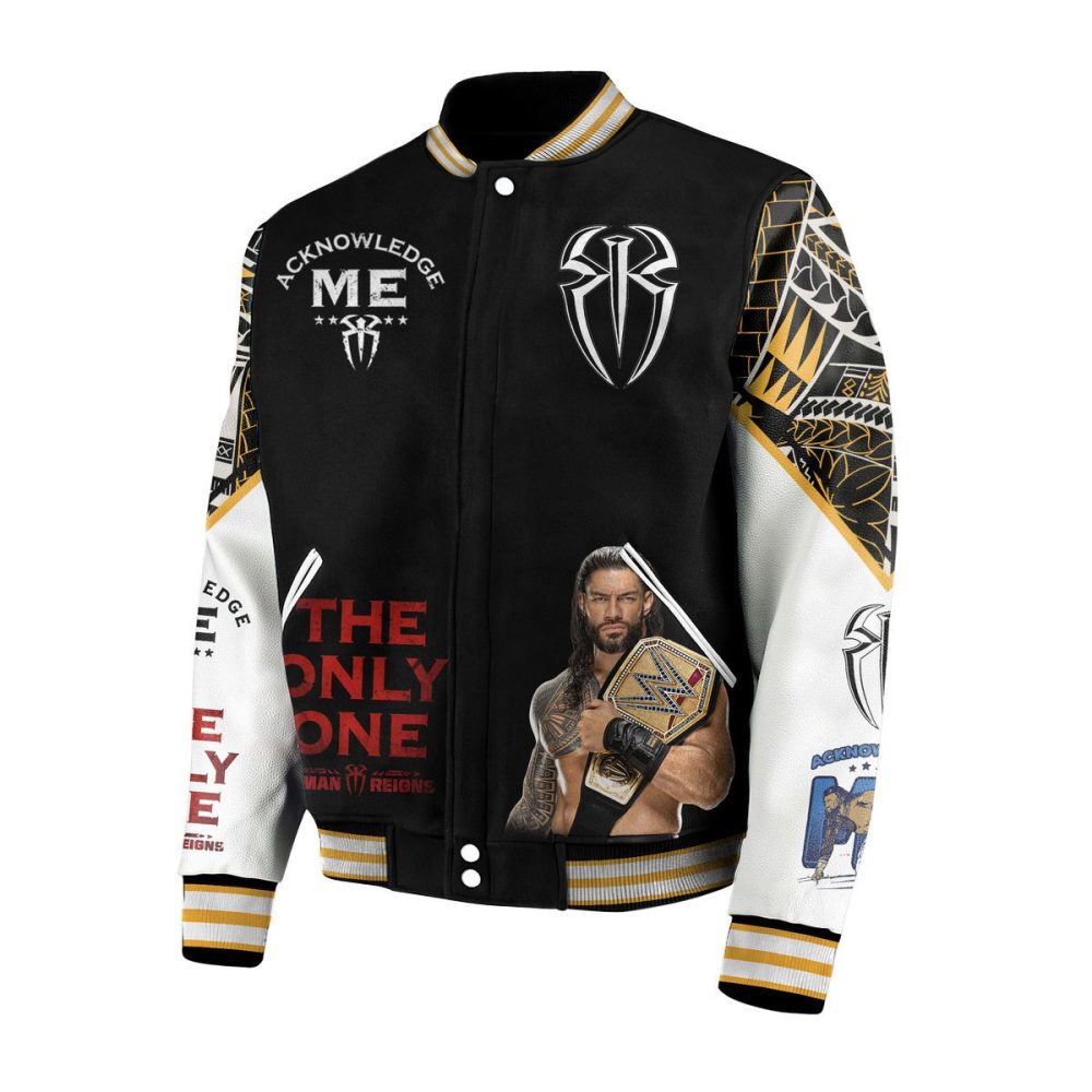 Roman Reigns Tribal Chief Varsity Jacket - Wwe Champion Fan Gear For Ultimate Wrestling Fans