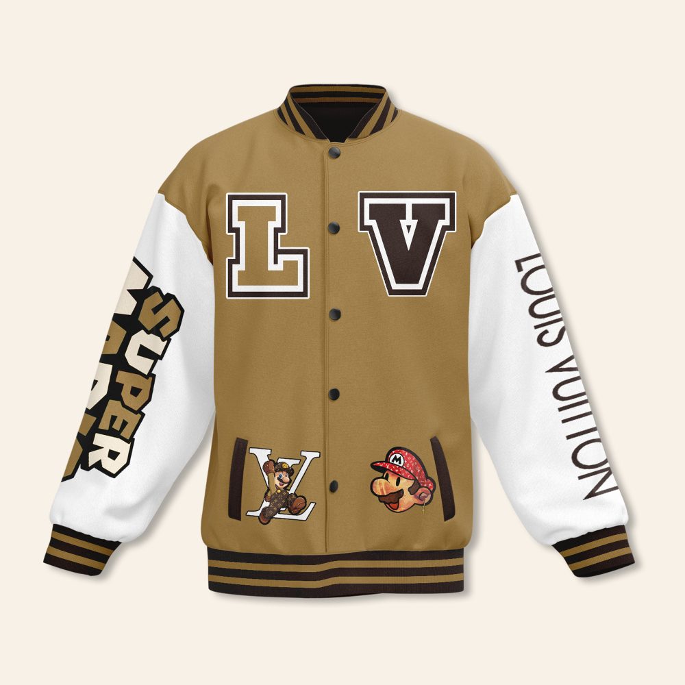 Comfimerch Super Mario New Bomber Baseball Jacket For Fan