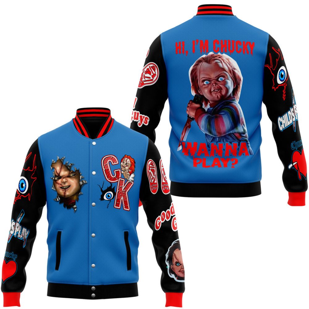 The Chucky New Bomber Baseball Jacket For Fan
