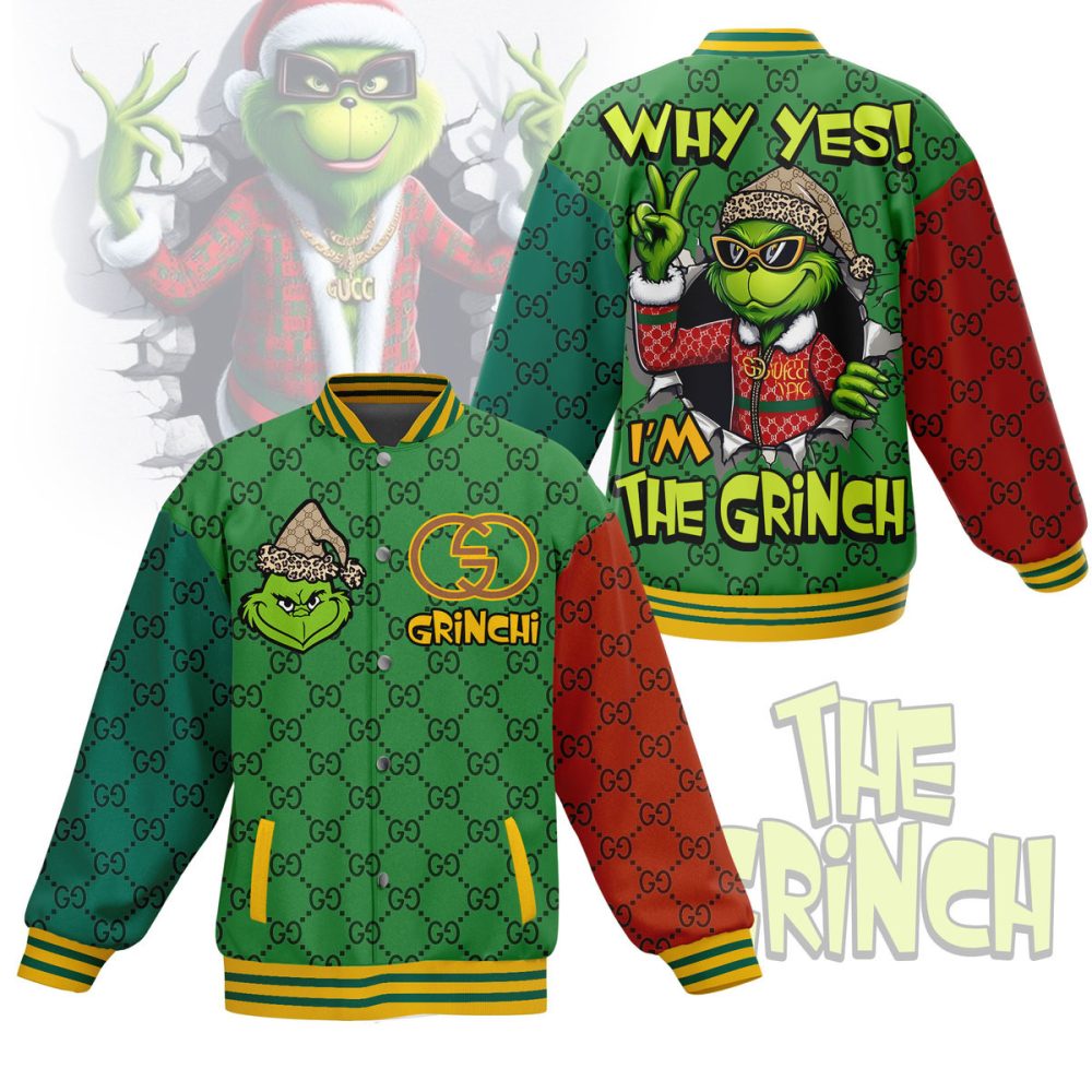 The Grinch New Bomber Baseball Jacket For Fan