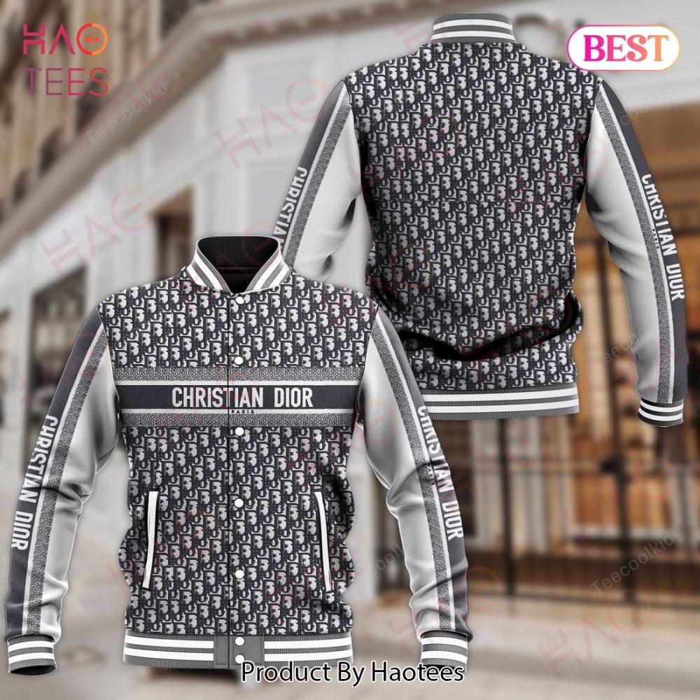 Stylish Christian Dior Monogram Varsity Jacket - Limited Edition Fashion Must-Have