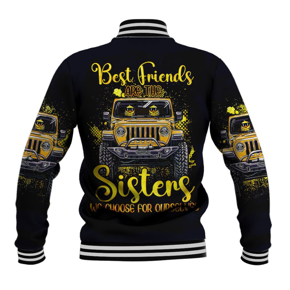 Duck Jeep Baseball Jacket Best Friend Are The Sisters Dt01