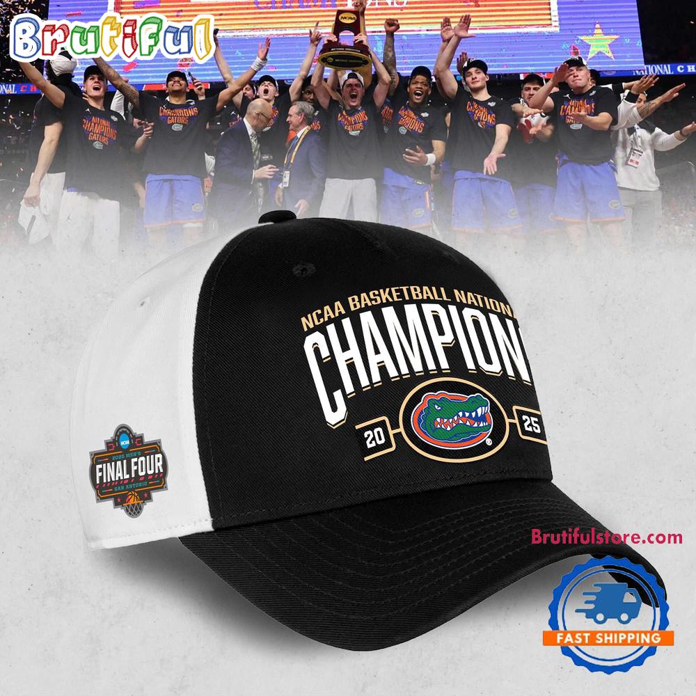 Florida Gators 2025 Ncaa Men’S Basketball National Champions Locker Room Black Cap