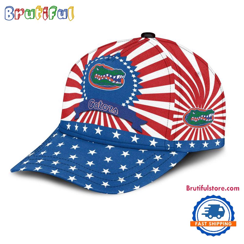 Florida Gators American Flag Pattern Independence Day Baseball Cap