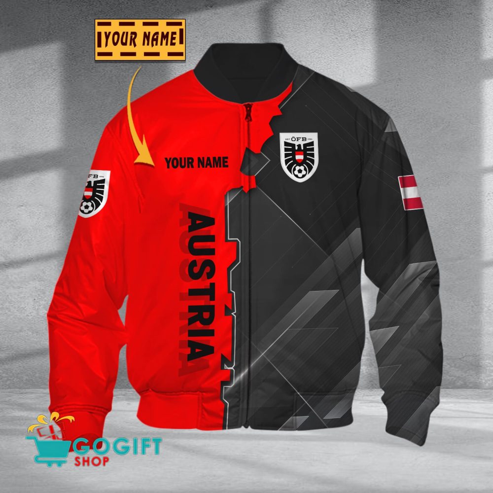 Austria National Soccer Team Bomber Jacket